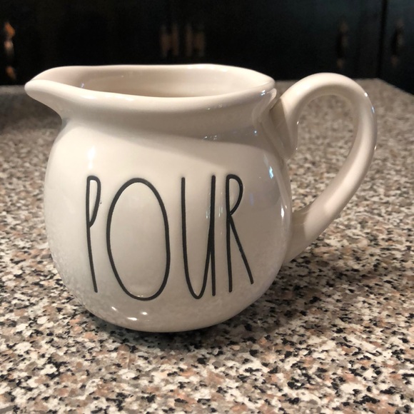Rae Dunn Other - Rae Dunn POUR cream pourer white large letter NEW